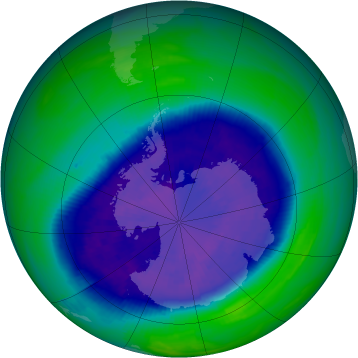 Ozone Map 1993-09-19